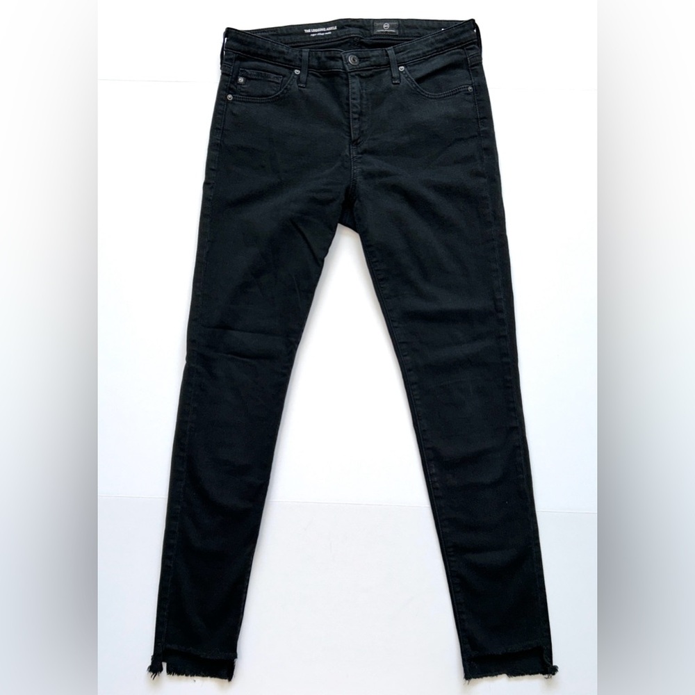 AG Adriano Goldschmied Super Skinny‎ Ankle Raw Hem Jeans 28R